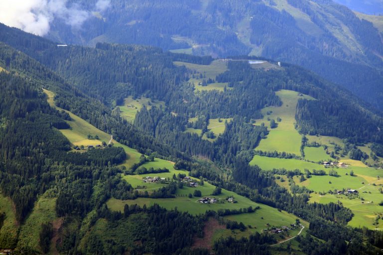 Farmland in Mountains